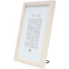 Marco de madera S41J Deknudt 10x15 cm blanco