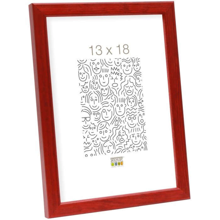 Marco de madera S41J Deknudt 30x45 cm rojo