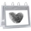 Deknudt foto carpeta de anillas para soportar plata 20 fotos 10x15 cm
