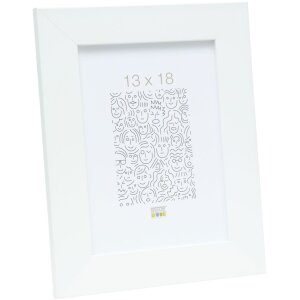 Marco de plástico Deknudt S42P blanco claro 13x13 cm