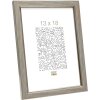 Marco de plástico S46A plata 30x40 cm