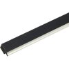 Marco de plástico S46A negro con plata 15x20 cm