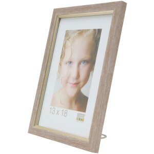 Marco de plástico S46A beige 30x45 cm