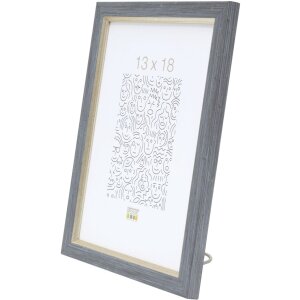Marco de plástico S46A gris-azul 10x15 cm