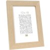 Marco de madera S46BH roble claro 10x15 cm