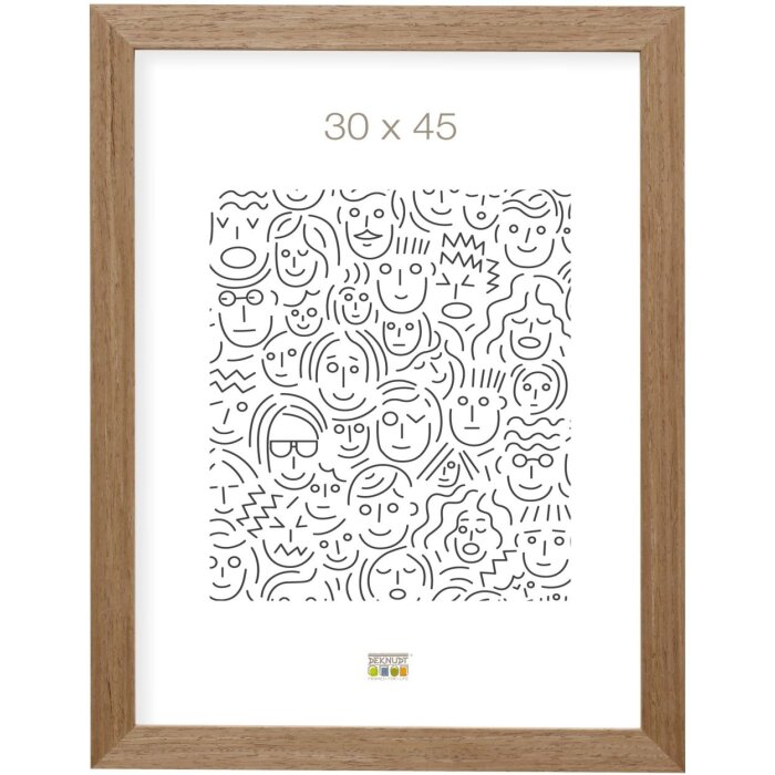 Marco de madera S46BH marrón-gris 18x24 cm