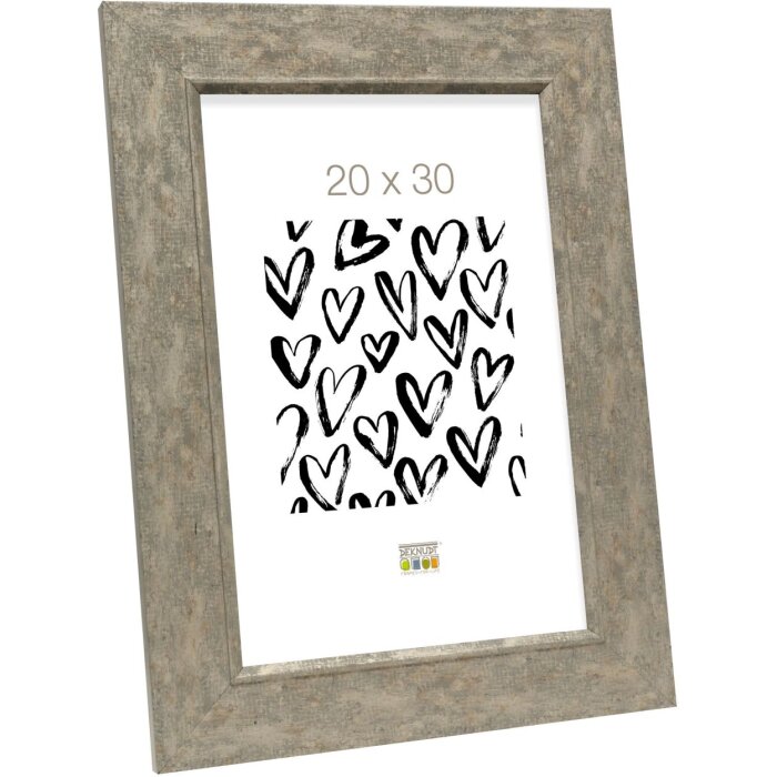 Marco de madera S48SC7 gris-beige 18x24 cm