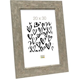 Marco de madera S48SC7 gris-beige 18x24 cm