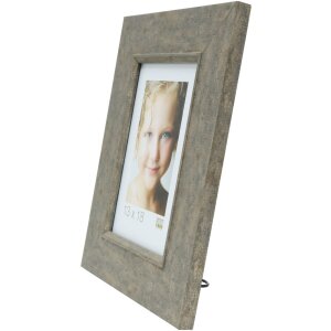 Marco de madera S48SC7 gris-beige 18x24 cm