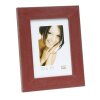 Marco de madera S49B rojo oscuro 15x20 cm