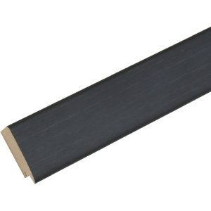 Marco de madera S53G negro aspecto pintor 30x90 cm