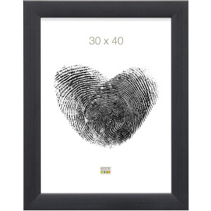 Marco de madera S53G negro aspecto pintor 40x40 cm