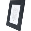 Marco de madera S53G negro aspecto pintor 40x40 cm