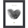 Marco de madera S53G negro aspecto pintor 40x40 cm