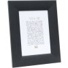 Marco de madera S53G negro aspecto pintor 50x50 cm