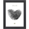 Marco de madera S53G negro aspecto pintor 50x50 cm
