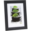 Marco de madera S53G negro aspecto pintor 70x100 cm
