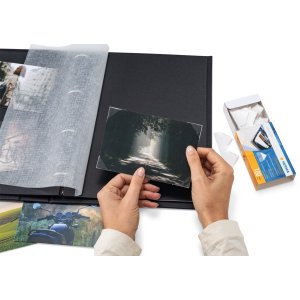 Esquinas para fotos Transparol extra grande 100 piezas autoadhesivas
