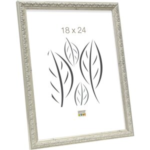 Marco ornamental S95L 10x15 cm plata