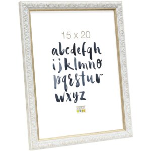 Marco decorativo S95L 9x13 cm blanco