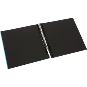 Goldbuch Álbum espiral Bella Vista turquesa 20x20 cm 40 páginas negras