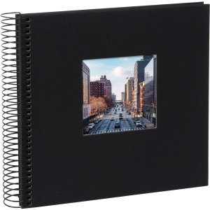 Goldbuch Álbum espiral Bella Vista negro 20x20 cm...