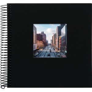Goldbuch Álbum espiral Bella Vista negro 20x20 cm 40 páginas negras