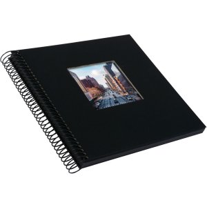 Goldbuch Álbum espiral Bella Vista negro 20x20 cm 40 páginas negras