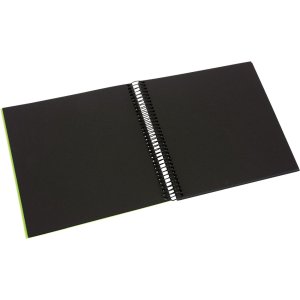 Goldbuch Álbum espiral Bella Vista verde 20x20 cm 40 páginas negras