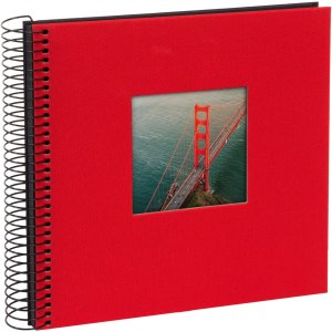 Goldbuch Álbum espiral Bella Vista rojo 20x20 cm...