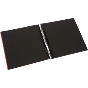 Goldbuch Álbum espiral Bella Vista rojo 20x20 cm 40 páginas negras