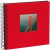 Goldbuch Álbum espiral Bella Vista rojo 20x20 cm 40 páginas negras