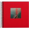 Goldbuch Álbum espiral Bella Vista rojo 20x20 cm 40 páginas negras