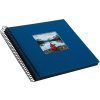 Goldbuch Álbum espiral Bella Vista azul 20x20 cm 40 páginas negras