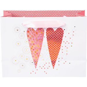 Bolsa de regalo Goldbuch Corazones mediana 18x25x10 cm