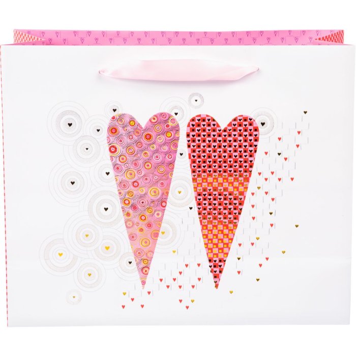 Bolsa de regalo Goldbuch 2 Corazones grande