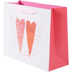 Bolsa de regalo Goldbuch 2 Corazones grande