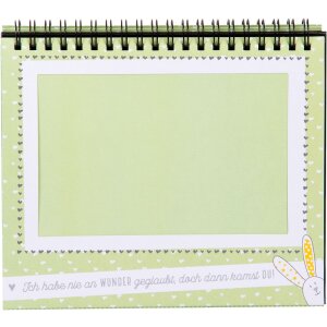 Expositor de mesa 12 fotos Sweetheart verde