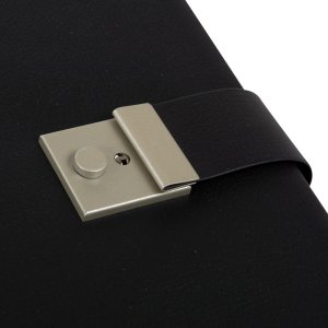 Carpeta de documentos Bolonia negro