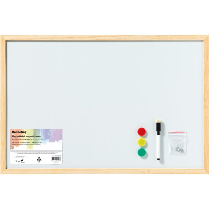 Pizarra magnética 40x60 cm con bolígrafo e imanes