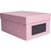 HNFD Caja para fotos Kandra rosa acanalada 700 fotos 10x15 cm