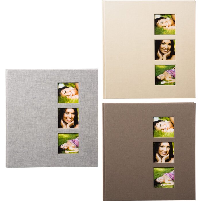 Goldbuch Álbum de Fotos de Lino Estilo 30x31 cm 60 páginas blancas