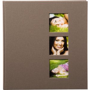 Goldbuch Álbum de Fotos de Lino Estilo 30x31 cm 60 páginas blancas