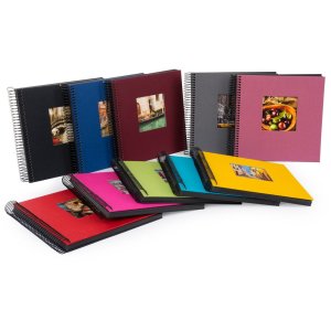 Goldbuch Álbum espiral Bella Vista 20x20 cm 40 páginas negras