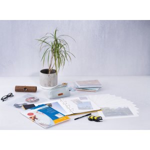 herma photo cardboard a4 blanco 230x297 con hoja protectora 25 hojas
