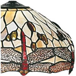 5LL-1101 Pantalla de cristal Tiffany Ø 40 cm
