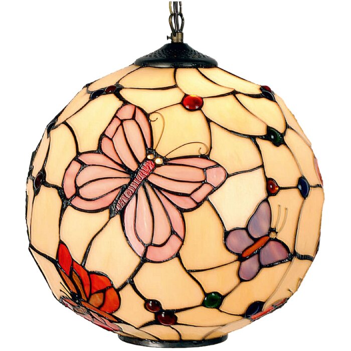 5LL-1169 Lámpara colgante Tiffany Ø 30x30 cm