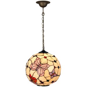 5LL-1169 Lámpara colgante Tiffany Ø 30x30 cm