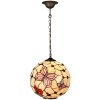 5LL-1169 Lámpara colgante Tiffany Ø 30x30 cm