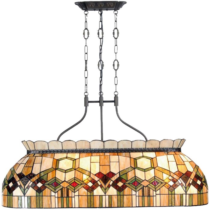 Lámpara colgante Tiffany 115x130x36 cm de color